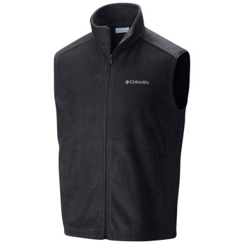 Pánské Vesty Columbia Steens Mountain Fleece Big Černé YEXJHS034